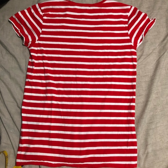 Bundle of 2 Striped V Neck Tees Ralph Lauren Polo Sport & Streetwear Society​ - Picture 3 of 10